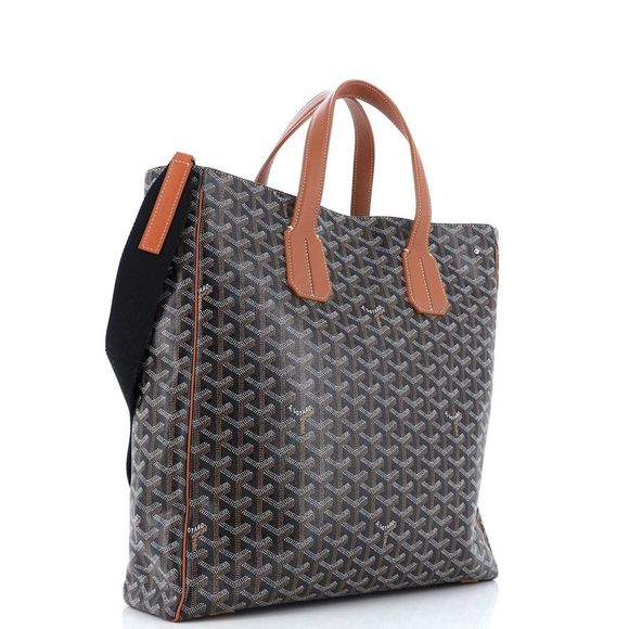 Goyard Voltaire III Tote Coated Canvas Brown - Picture 2 of 6